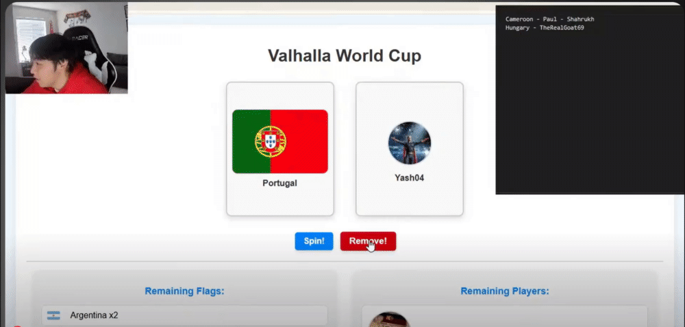 Valhalla World Cup Spinner